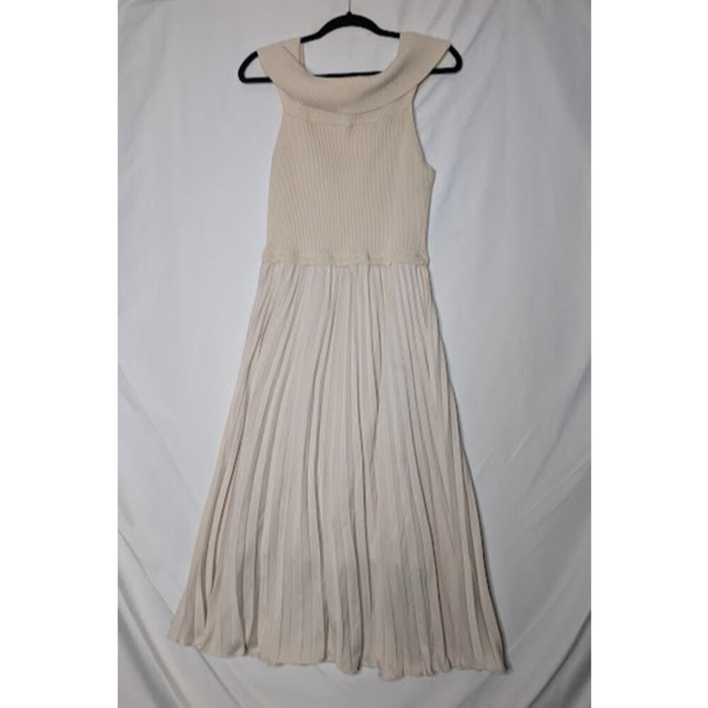 Skies Are Blue Cream Mini Dress